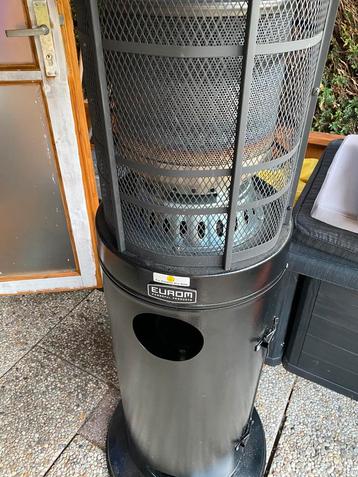 Terras verwarmer+gasfles beschikbaar voor biedingen