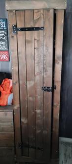 Kast van steigerhout blackwash, Huis en Inrichting, Kasten | Kledingkasten, Ophalen, Met plank(en), Gebruikt, 200 cm of meer