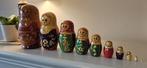 Matroesjka Poppetjes - 10 stuks - Handgeschilderd, Ophalen of Verzenden