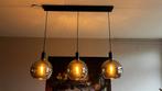 Eettafellamp rookglas - zgan!, Huis en Inrichting, Lampen | Hanglampen, Ophalen, Zo goed als nieuw, Glas, Minder dan 50 cm
