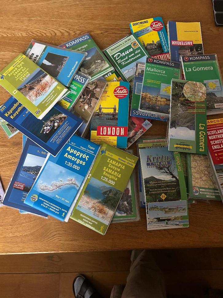 Wandelkaarten, Boeken, Reisgidsen, Gelezen, Reisgids of -boek, Europa, Overige merken, Ophalen of Verzenden