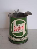 Castrol conisch olieblik asbak 10x7cm 1/5l, Ophalen of Verzenden, Zo goed als nieuw, Gebruiksvoorwerp