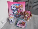 Paw Patrol knuffel en kussentje, tasje., Ophalen of Verzenden, Zo goed als nieuw, Hond