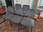 5x Xooon eetkamerstoel Novali Antraciet, Ophalen, Zo goed als nieuw, Vijf, Zes of meer stoelen, Stof