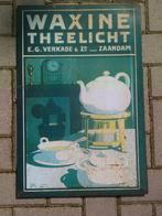 2 reclameborden Waxine theelicht Verkade/Ice cream (5,- pst), Ophalen of Verzenden, Gebruikt, Overige typen
