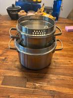 Set Greenpan, Huis en Inrichting, Keuken | Potten en Pannen, Kookpan of Snelkookpan, Ophalen of Verzenden, Ossenkamppad 25, Rvs