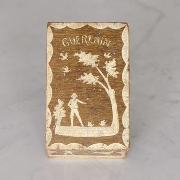 ✅ Antiek etui verpakking GUERLIN MITSOUKÔ ca. 1915 beschikbaar voor biedingen