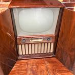 Vintage Philips TV in kast - Jaren 50, Ophalen