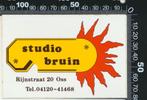 Sticker: Studio Bruin - Oss, Ophalen of Verzenden, Zo goed als nieuw, Bedrijf of Vereniging
