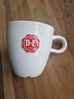 Grote beker kop mok D.E. 'op de koffie bij Paul de Leeuw', Ophalen of Verzenden, Gebruikt, Overige stijlen, Kop(pen) en/of Schotel(s)