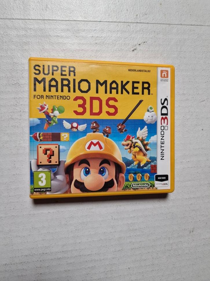 Super Mario Maker 3DS - Nintendo, Spelcomputers en Games, Games | Nintendo 2DS en 3DS, Zo goed als nieuw, 1 speler, Vanaf 3 jaar
