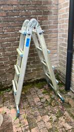 Uitschuif ladder 16 treden totaal, Ophalen, Zo goed als nieuw, 4 meter of meer