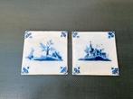 Set kleine Tichelaar blauwe tegeltjes, Antiek en Kunst, Ophalen of Verzenden