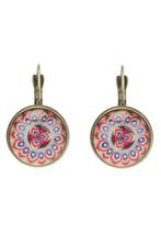 Kleurrijke vintage mandala oorbellen voor een unieke look, Ophalen of Verzenden, Nieuw