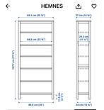 Ikea Hemnes Boekenkast, Huis en Inrichting, Kasten | Boekenkasten, Ophalen, Met plank(en), Gebruikt, 50 tot 100 cm