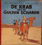 Kuifje De krab met de gulden scharen, 1952, hardcover, Boeken, Stripboeken, Gelezen, Ophalen of Verzenden, Eén stripboek, Hergé