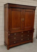Prachtige strakke antieke Hollandse kast / kabinet., Antiek en Kunst, Antiek | Meubels | Kasten, Ophalen