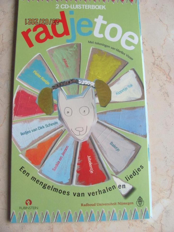 NIEUW 2cd Luisterboek RADJETOE oa Kikker Pietepaf vanaf 3jr, Boeken, Luisterboeken, Cd, Kind, Ophalen of Verzenden