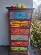 Balinese ladekast - 6 lades, Ophalen, Zo goed als nieuw, Overige houtsoorten, Bali