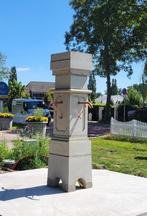 Kolossale Franse dorpspomp pilaar, Tuin en Terras, Ophalen of Verzenden, Nieuw, Beton, Fontein