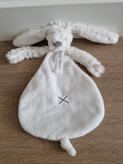 Knuffeldoekje Happy Horse konijn wit Richie doekje K9174, Kinderen en Baby's, Speelgoed | Knuffels en Pluche, Zo goed als nieuw