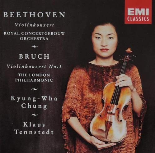 Beethoven & Bruch / Vioolconcerten - Chung / Tennstedt - DDD, Cd's en Dvd's, Cd's | Klassiek, Zo goed als nieuw, Orkest of Ballet