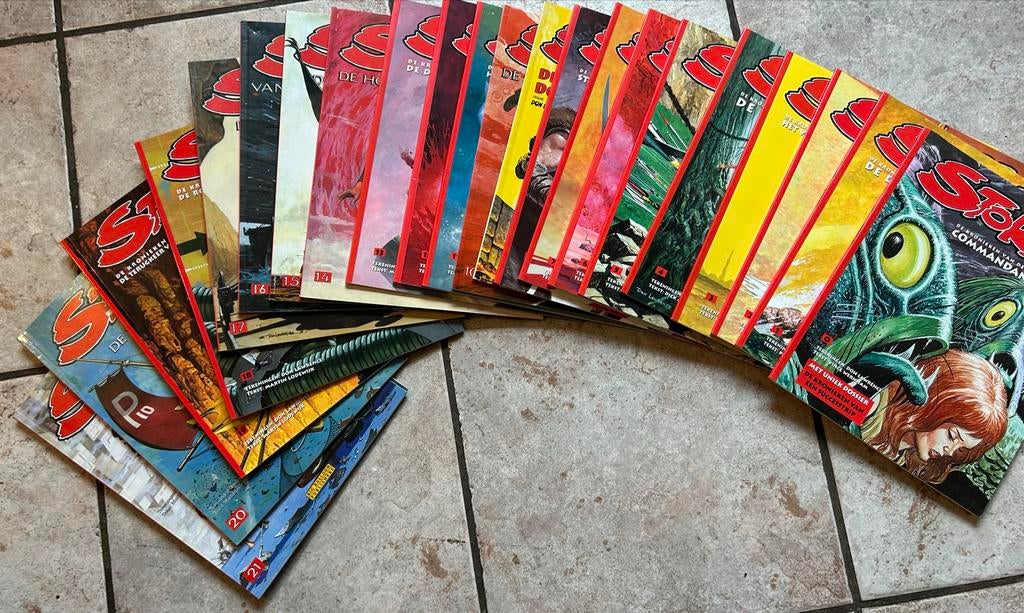 Storm Complete Serie 1-22 Don Lawrence, Boeken, Stripboeken, Gelezen, Complete serie of reeks, Ophalen of Verzenden