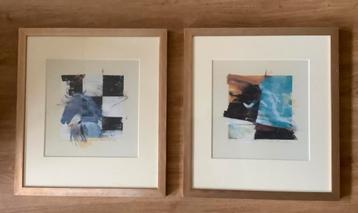 2 litho’s, paard en loper. Schaken gerelateerd beschikbaar voor biedingen