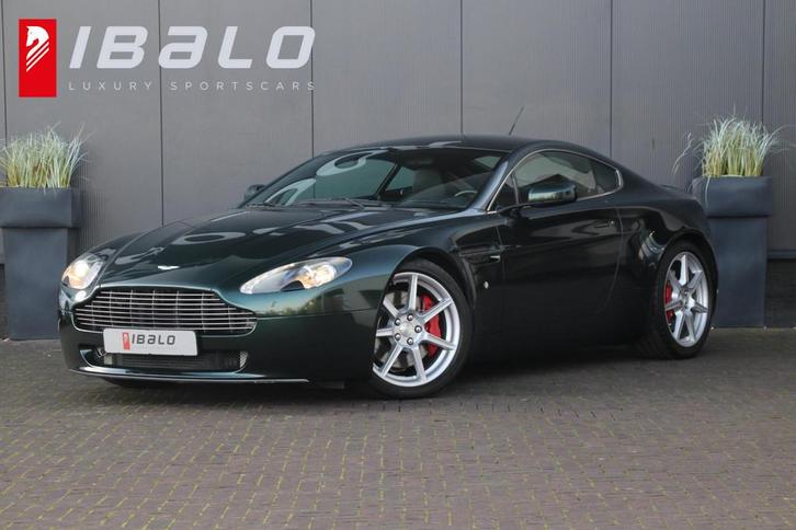 Aston Martin V8 Vantage | Handbak 6 | Green Black | BTW-auto, Auto's, Aston Martin, Bedrijf, Te koop, V8 Vantage, Alarm, Boordcomputer