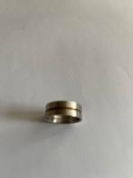 Stalen ring, maat 18,5, Sieraden, Tassen en Uiterlijk, Ringen, 18 tot 19, Overige kleuren, IJzer of Staal, Ophalen of Verzenden