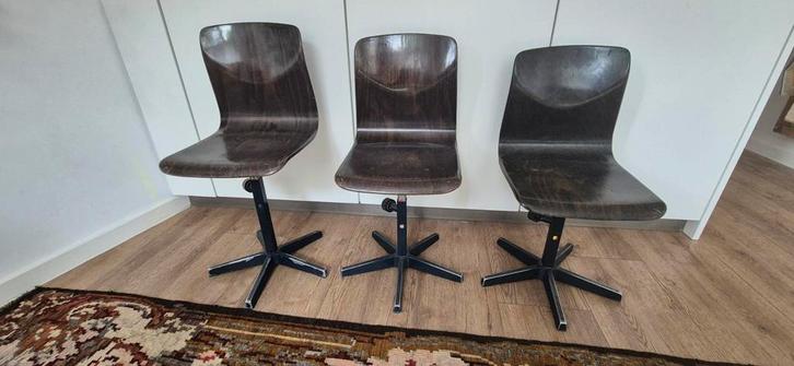 Vintage schoolstoelen voor kinderen - set van 3, Kinderen en Baby's, Kinderkamer | Tafels en Stoelen, Gebruikt, Stoel(en), Ophalen