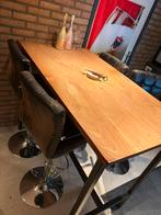 Bartafel met 4 stoelen, Ophalen, Gebruikt