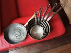 Koperen pannenset, Huis en Inrichting, Keuken | Potten en Pannen, Ophalen of Verzenden, Overige materialen, Pannenset