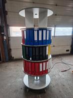 Draaibare ordnerzuil / Carrousel voor ordners met 5 etages, Archief en Opbergen, Ophalen, Gebruikt, Kast