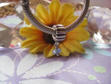 Pandora bedel 790166AM = DANGLE + amethyst(je) = FEBRUARI beschikbaar voor biedingen