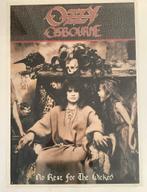 Ozzy Osbourne - No Rest for the Wicked Black Sabbath, Met lijst, Ophalen of Verzenden, Muziek, Rechthoekig Staand