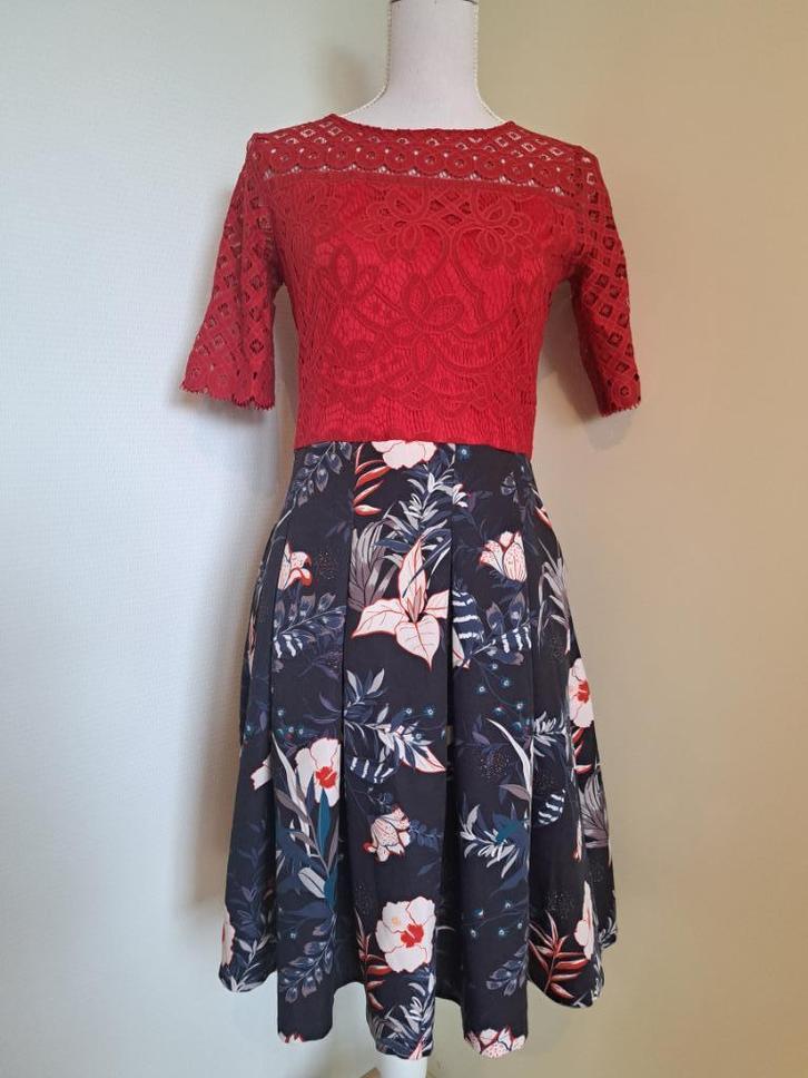 Rood jurk Marc Angelo, Kleding | Dames, Jurken, Nieuw, Maat 38/40 (M), Rood, Knielengte, Ophalen of Verzenden