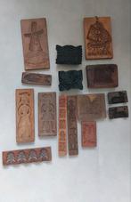 Speculaas- en botervormen, Ophalen, Gebruikt, Houten stempel