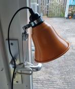 vintage. jaren 70. bedlamp met knijpsysteem., Ophalen of Verzenden, Gebruikt