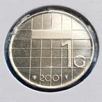 1 UNC Gulden uit 2001 van Beatrix zo uit de rol !, Postzegels en Munten, Munten | Nederland, Verzenden, Koningin Beatrix, 1 gulden