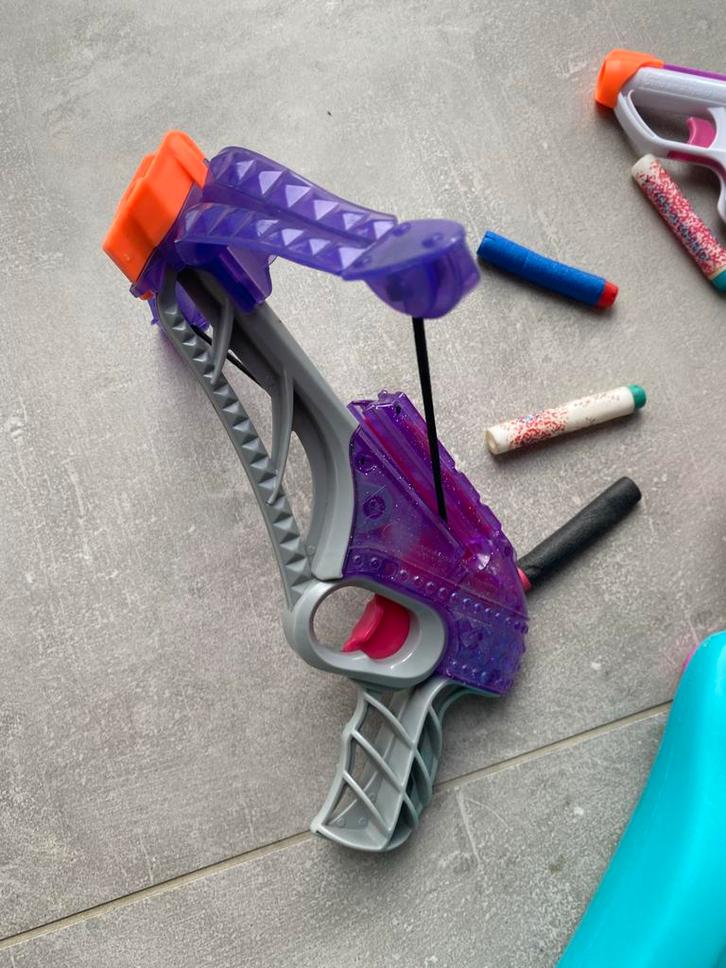 Nerf Rebelle Pistolen & Waterpistool Set, Kinderen en Baby's, Speelgoed | Overig, Gebruikt, Meisje, Ophalen of Verzenden