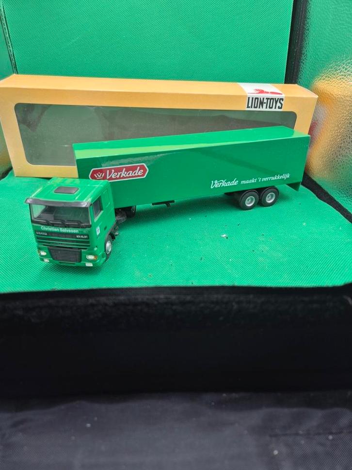 248 Daf 95xf Verkade 1/50 liontoys, Hobby en Vrije tijd, Modelauto's | Overige schalen, Zo goed als nieuw, Bus of Vrachtwagen