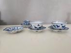 Chinese kop en schotels blauw wit., Ophalen of Verzenden