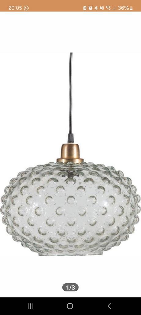 Be Pure Home Soap Hanglampen - Transparant/Goud, Huis en Inrichting, Lampen | Hanglampen, Nieuw, Minder dan 50 cm, Glas, Metaal