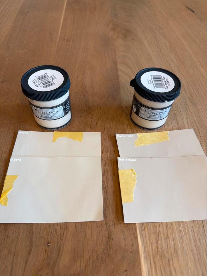 Verf Praxis Perfection - Basic Beige & Koord, Doe-het-zelf en Verbouw, Verf, Beits en Lak, Zo goed als nieuw, Verf, Minder dan 5 liter