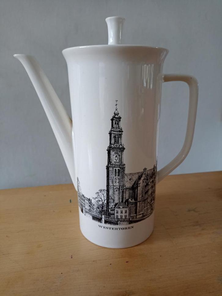 Koffiekan grachtenservies Villeroy & Boch Amsterdam servies, Huis en Inrichting, Keuken | Servies, Zo goed als nieuw, Overige typen