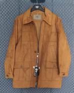 SALE : voorjaars 3/4 jas conjac suede leder in maat M & XL :, Ophalen of Verzenden, Nieuw, Maat 48/50 (M), Bruin