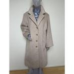 Marccain beige wol / alpaca mantel - 42, Verzenden, Zo goed als nieuw, Maat 42/44 (L), Beige