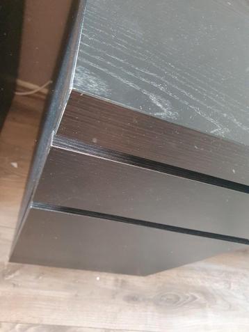 Te koop, zwart bruin bureau Ikea, Malm, NIEUWSTAAT - afbeelding 4