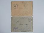 Duitse Rijk, 2 Veldpostenveloppen Van Panzer-Jäger 1940., Postzegels en Munten, Brieven en Enveloppen | Buitenland, Ophalen, Envelop